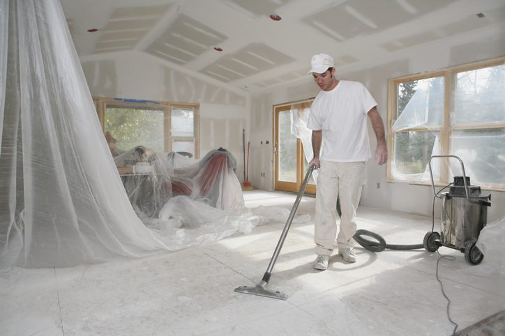 Taper Vacuuming Dust